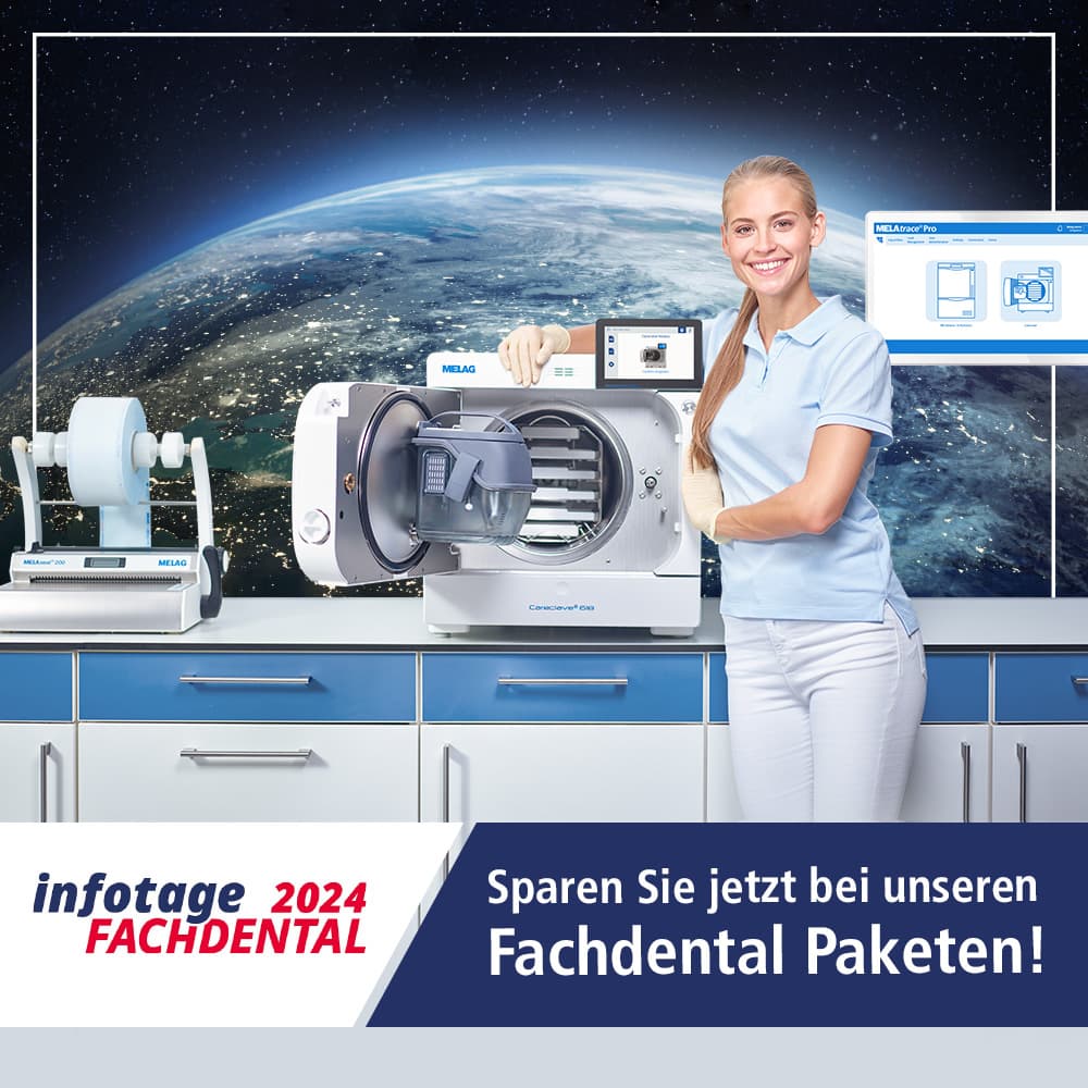 Die galaktischen MELAG Messeangebote 2024: Sparen Sie bis zu 13.548 € auf den Infotagen Fachdental in Stuttgart und Frankfurt!