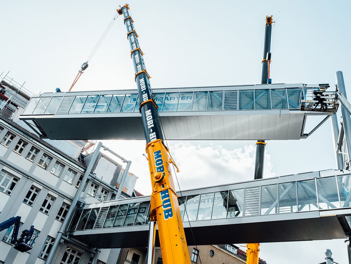 The new MELAG Skywalks for an improved flow of goods